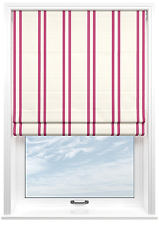 Winnies Stripe, Cosmos - Twist&Fit Roman Blind